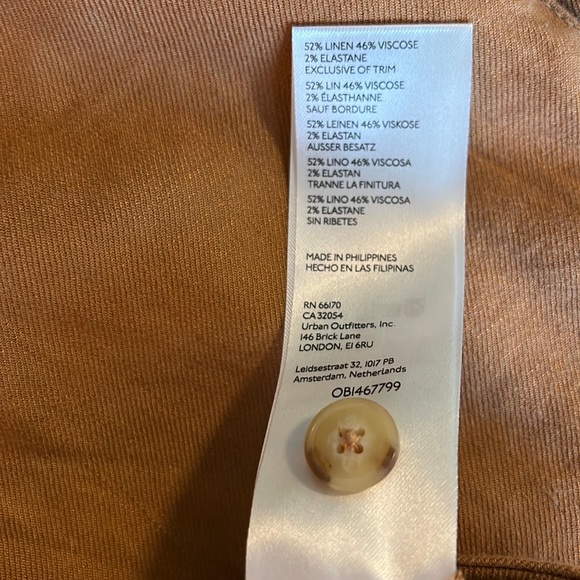 NWT 🤎 Maeve Anthropologie Relaxed Wide Leg Trousers - Picture 12 of 12